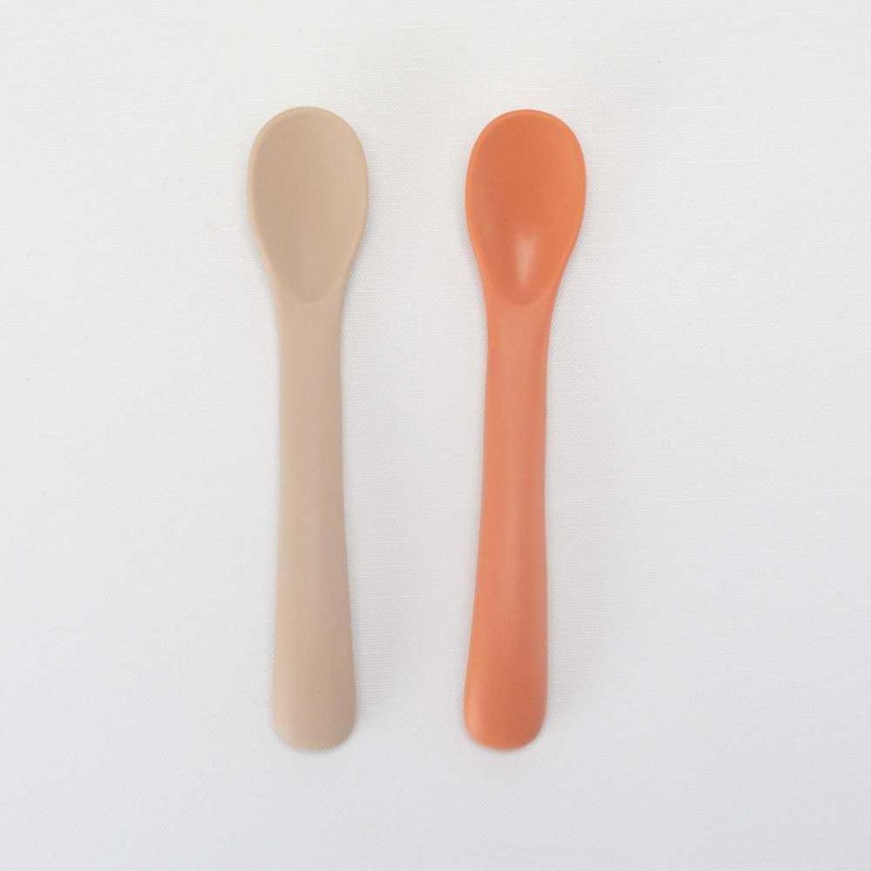 Σετ 2 Κουταλάκια Σιλικόνης - Teracotta&Sand - Trois Kilos Sept