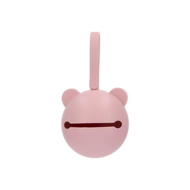 Θήκη για πιπίλες Bear Ροζ Tutete