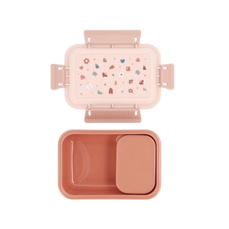 Μεγάλο Φαγητοδοχείο με Καπάκι Ασφαλείας Geometric Nature - Tutete