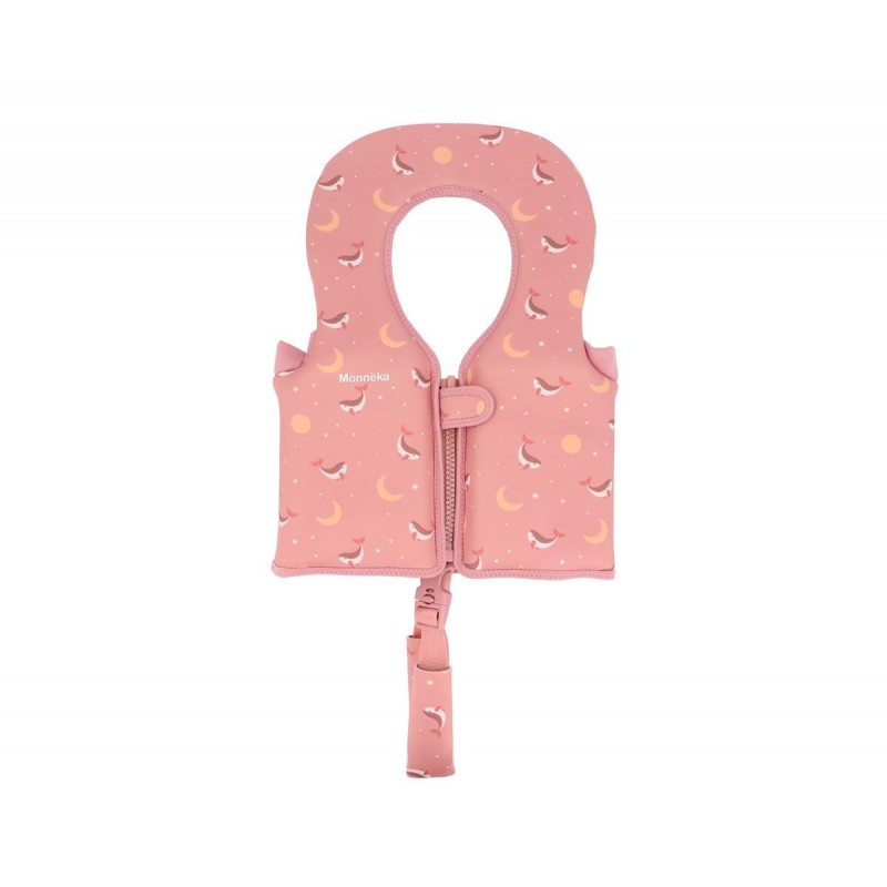 Γιλέκο Προστασίας Whale Pink 1-2 Ετών - Monnëka