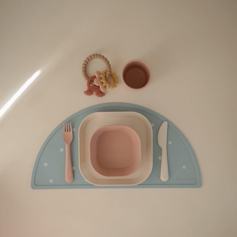 Σετ Κουτάλι Μαχαίρι Πηρούνι PP Blush - Mushie