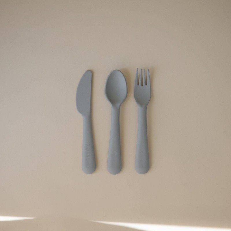 Σετ Κουτάλι Μαχαίρι Πηρούνι PP Cloud - Mushie