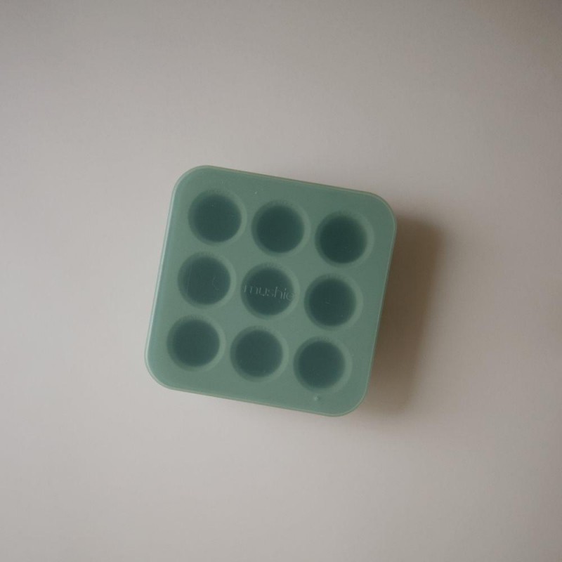 Παγοθήκη Φαγητού 9 θέσεων 14.8ml Σιλικόνης Cambridge Blue - Mushie