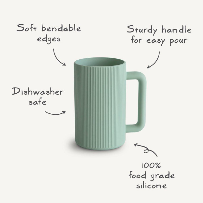 Κανάτα Σιλικόνης για το Μπάνιο Cambridge Blue - Mushie