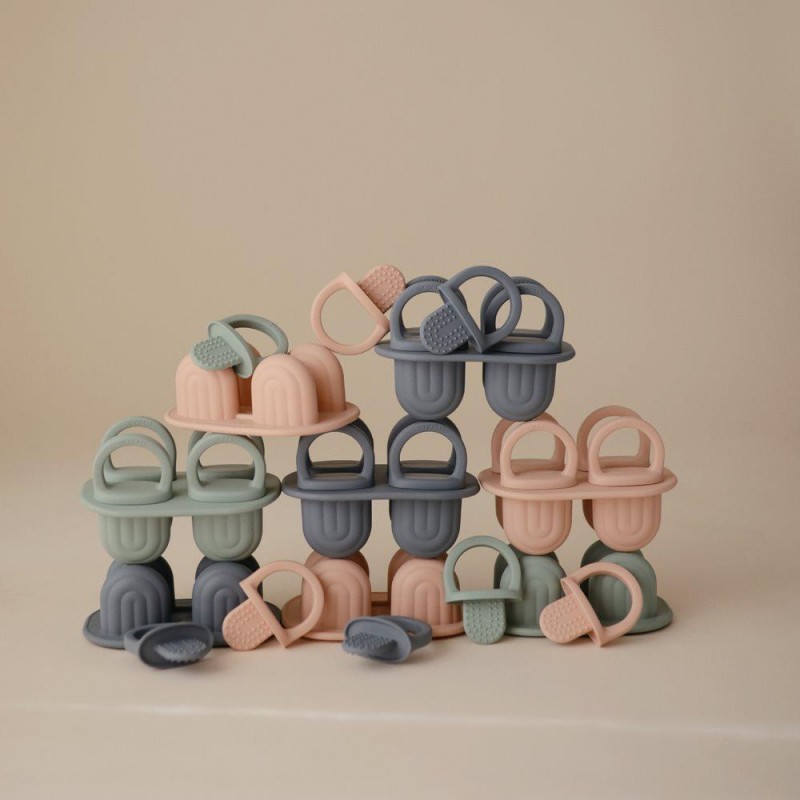 Φόρμα για Παγωτό Ξυλάκι Σιλικόνης Cambridge Blue - Mushie