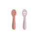 Σετ 2 Εκπαιδευτικά Κουταλάκια Σιλικόνης Rose/Soft Lilac - 2 Pack - Mushie