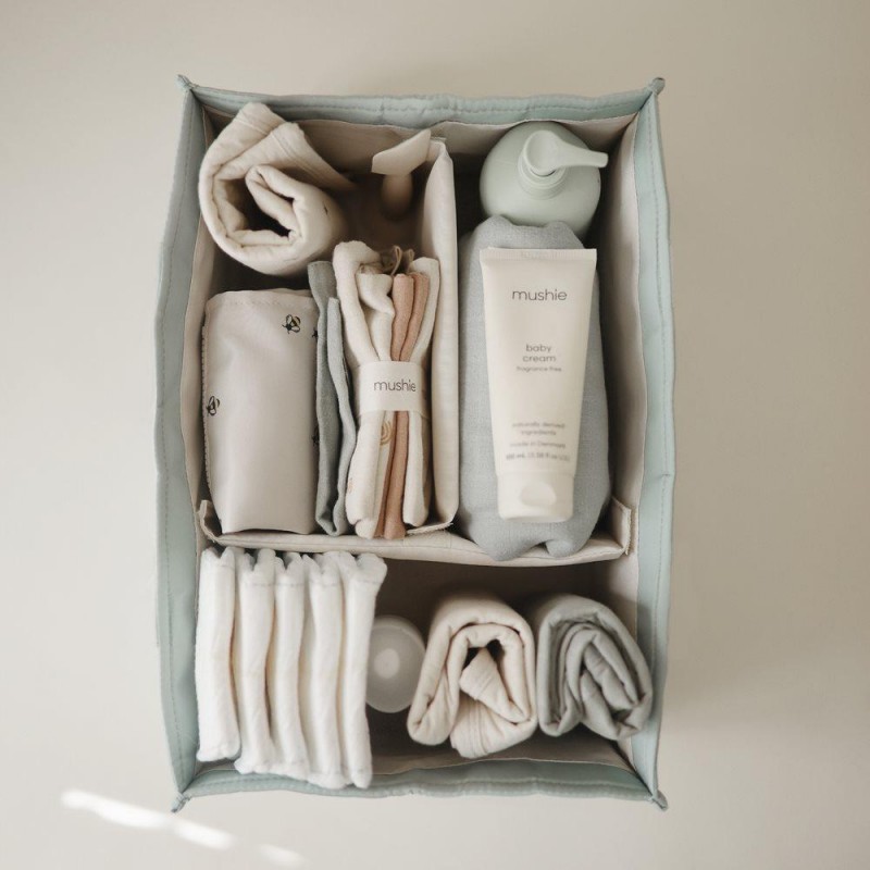 Καλάθι Αλλαγής Πάνας με Χερούλια - Roman Green - Mushie