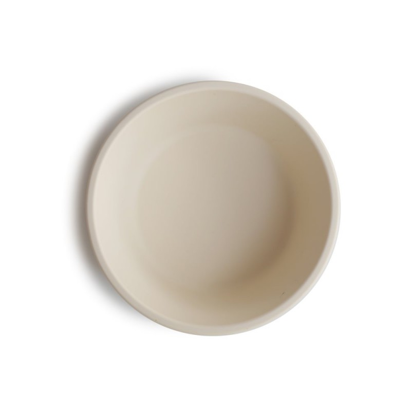 Μπωλ Σιλικόνης με Αντιολισθητική Βάση Ivory - Mushie