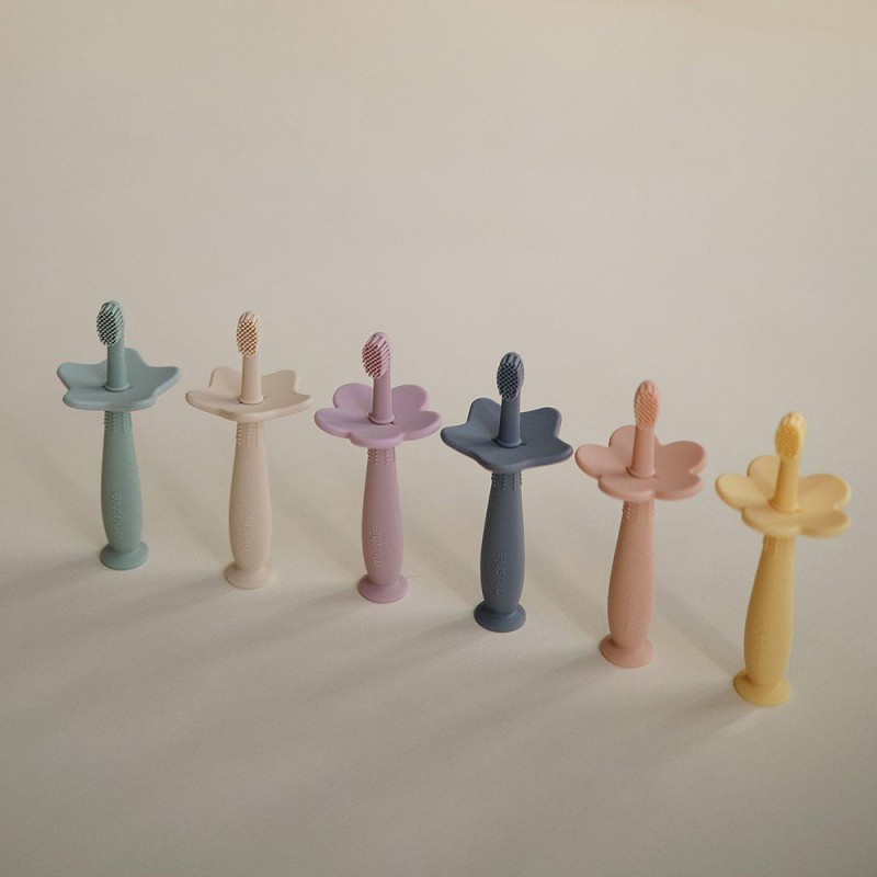 Εκπαιδευτική Οδοντόβουρτσα Λουλούδι Soft Lilac - Mushie