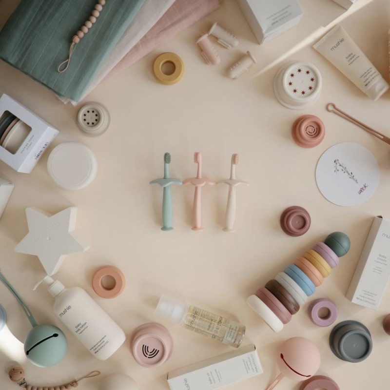 Εκπαιδευτική Οδοντόβουρτσα Αστέρι Cambridge Blue - Mushie