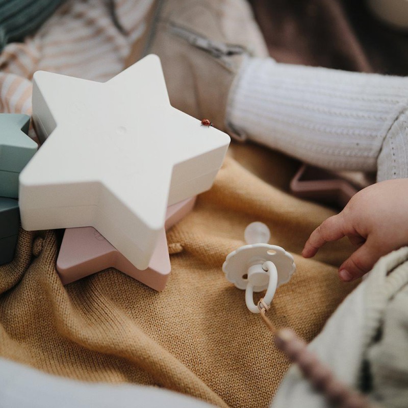 Σετ 2 Πιπίλες Σιλικόνης FRIGG Daisy - Desert/Cream 6-18 Μηνών