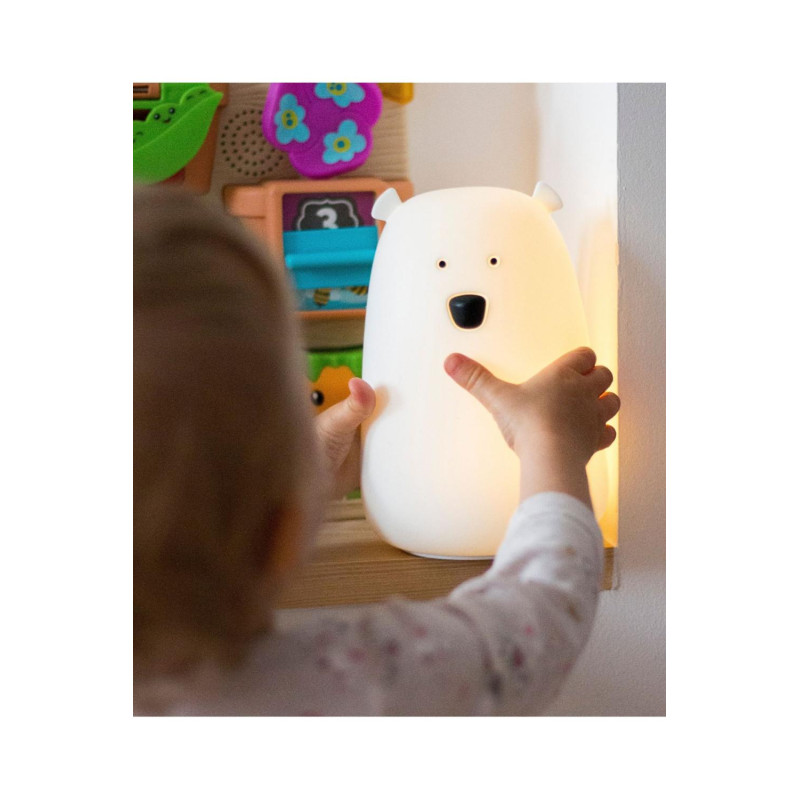 Φωτιστικό Σιλικόνης Big Bear 16cm με ηχείο & τηλεχειριστήριο - Rabbit & Friends
