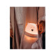 Φωτιστικό Σιλικόνης Bear Lamp Pink 16cm με Τηλεχειριστήριο Rabbit & Friends