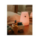 Φωτιστικό Σιλικόνης Bear Lamp Pink 16cm με Τηλεχειριστήριο Rabbit & Friends