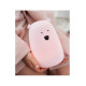 Φωτιστικό Σιλικόνης Bear Lamp Pink 16cm με Τηλεχειριστήριο Rabbit & Friends