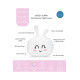 Φωτιστικό Σιλικόνης Sweet Bunny 14cm - Rabbit & Friends