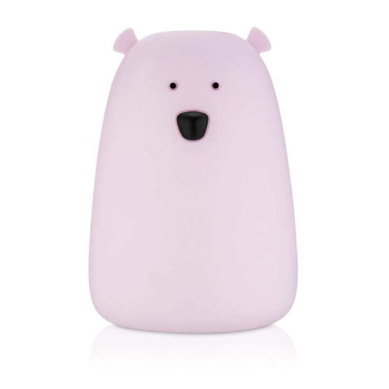 Φωτιστικό Σιλικόνης Bear Lamp Lavender 16cm - Rabbit & Friends