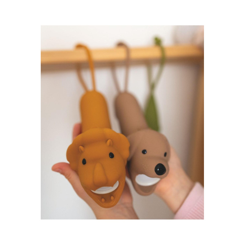 Μικρός Φακός Σιλικόνης Leo the Lion - Rabbit & Friends