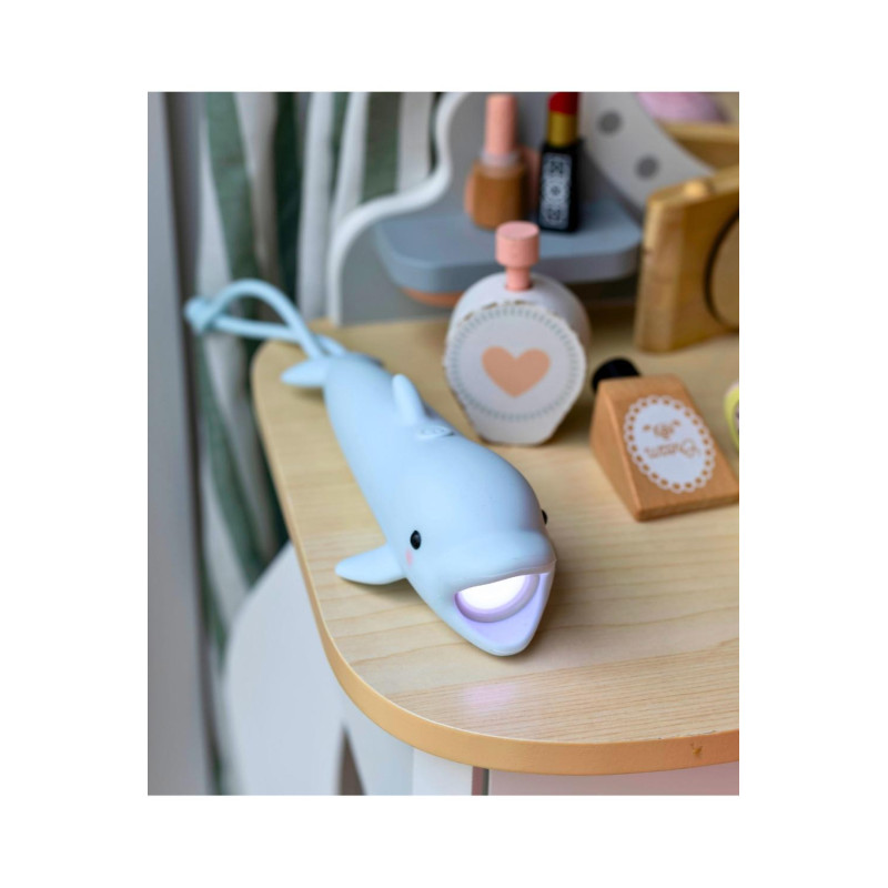 Μικρός Φακός Σιλικόνης Bubbly Dolphin - Rabbit & Friends
