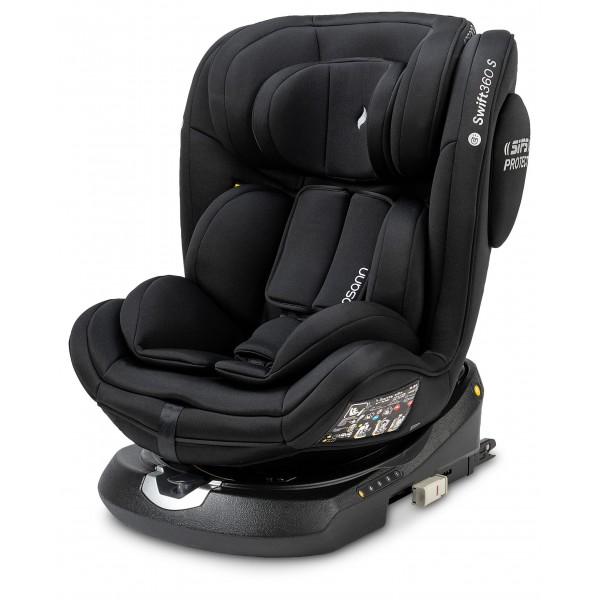 Osann Swift 360o I-size Κάθισμα Αυτοκινήτου All Black 76-150cm
