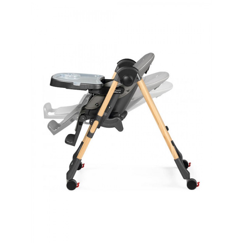 Peg Perego Κάθισμα Φαγητού Prima Pappa Follow Me, Ambiance Ice + ΔΩΡΟ μπάρα παιχνιδιών