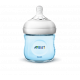 Philips Avent Natural πλαστικό μπιμπερό με θηλή σιλικόνης για νεογέννητο 125ml, Μπλε