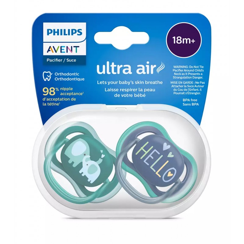 Philips Avent Πιπίλα  air νυχτός, 18+M