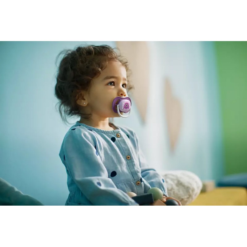 Philips Avent Ultra Air Happy Orthodontic Silicone Soother 6-18m  2τμχ