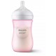 PHILIPS AVENT Mπιμπερό Natural Response 1m+ 260ml Ροζ