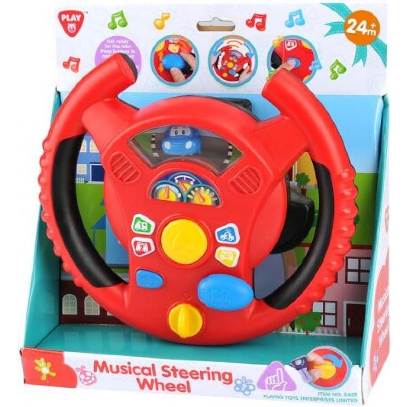 Playgo Τιμονιέρα Musical Steering Wheel B/O 