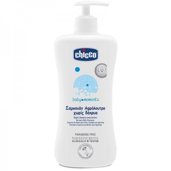 Chicco Baby Moments Αφρόλουτρο Σαμπουάν όχι πια Δάκρυα 500ml