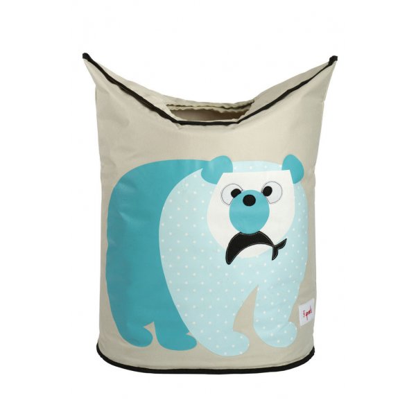 3 sprouts καλάθι για τα άπλυτα Polar bear