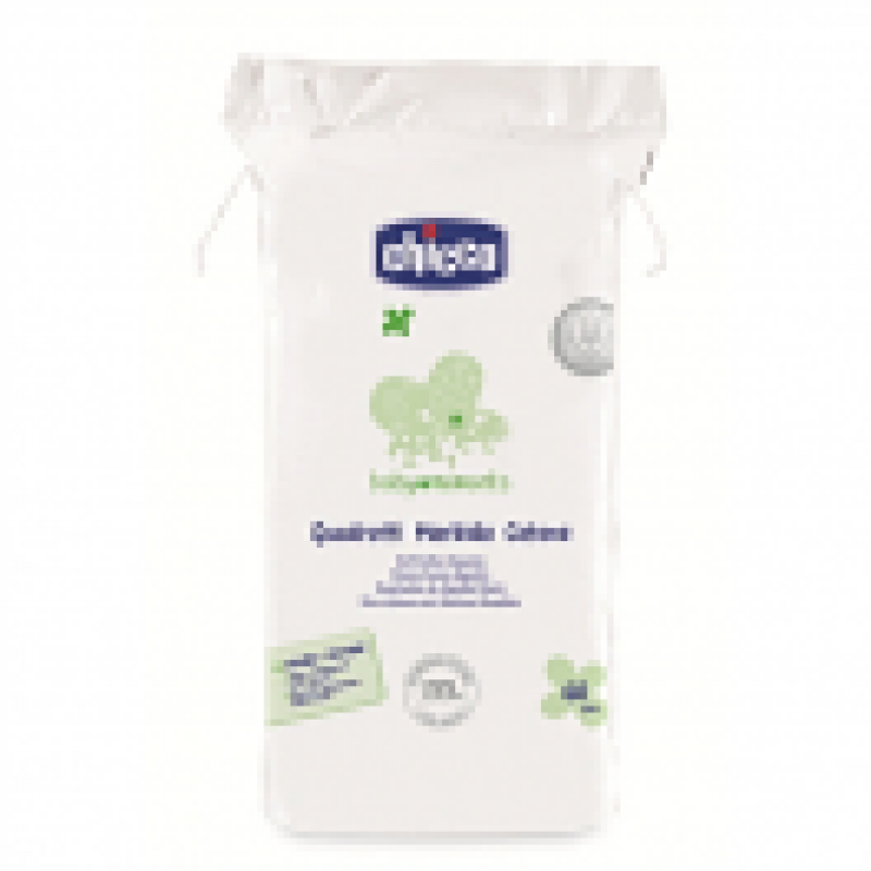 Chicco Baby Moments Τετράγωνα Μαντηλάκια από Βαμβάκι 60 Τεμ