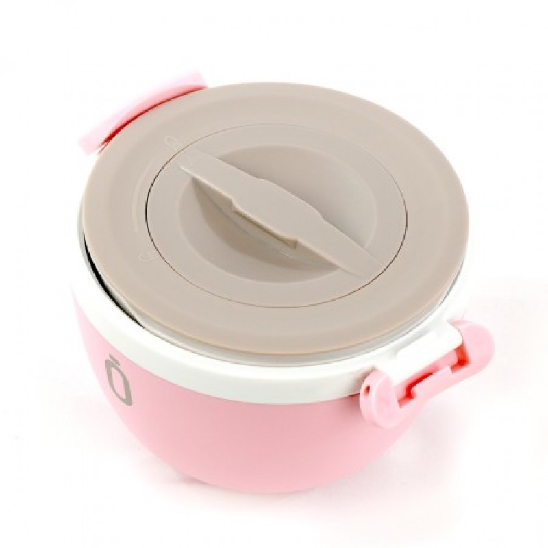 RunBott Θερμός Φαγητού Lunch Box 560ml White/Pink
