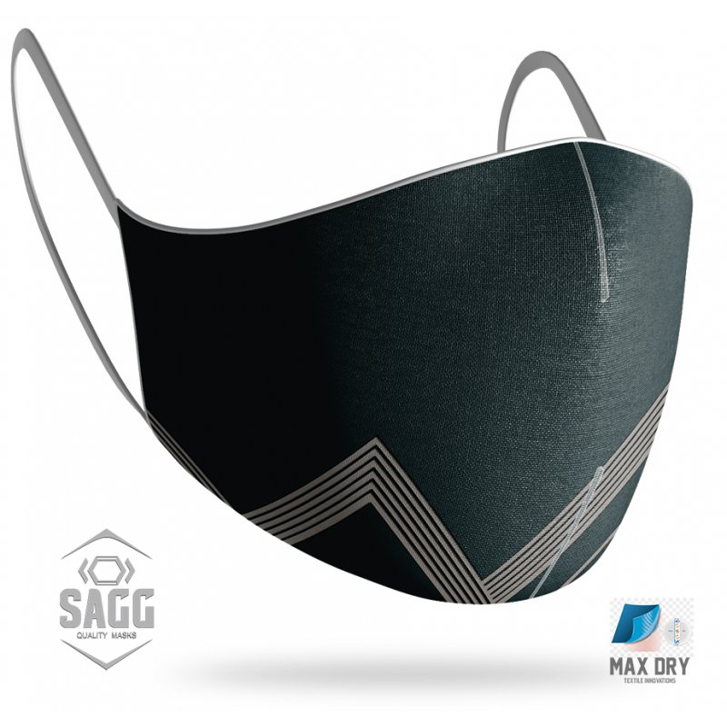 Sagg Unisex Μάσκα Προστασίας Layers Grey