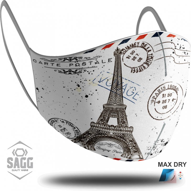 Sagg Unisex Μάσκα Προστασίας Paris