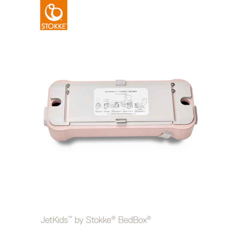 Stokke Jetkids Bedbox Pink Lemonade βαλίτσα-κρεβατάκι ταξιδίου