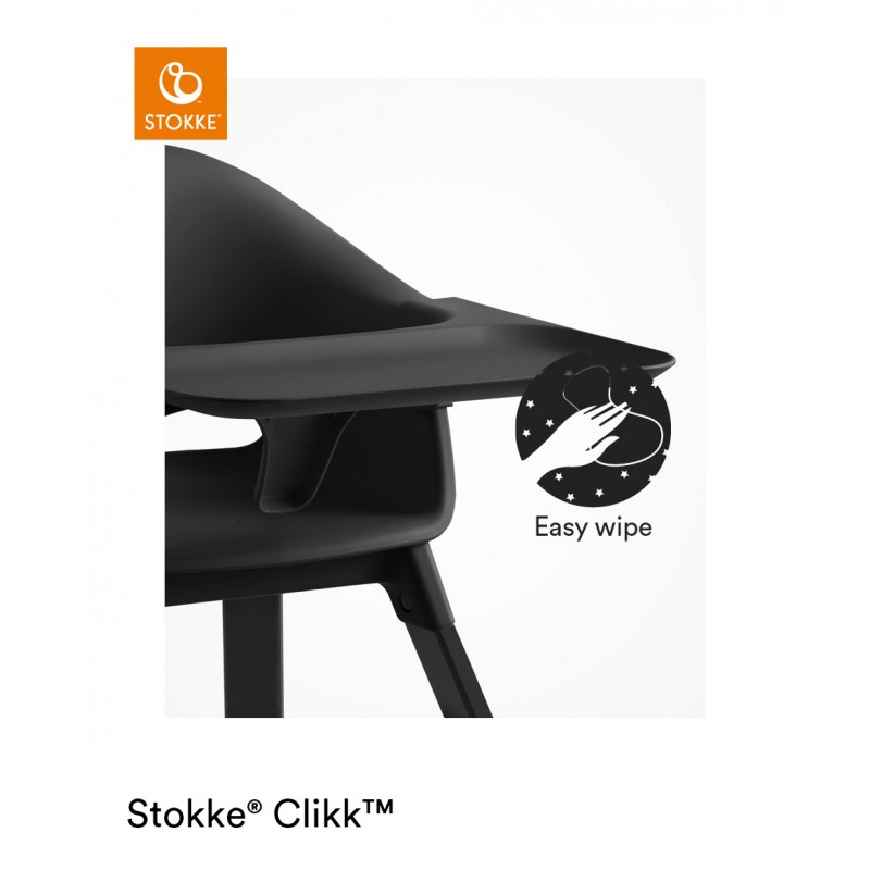 Stokke Clikk high chair κάθισμα φαγητού Midnight Black 