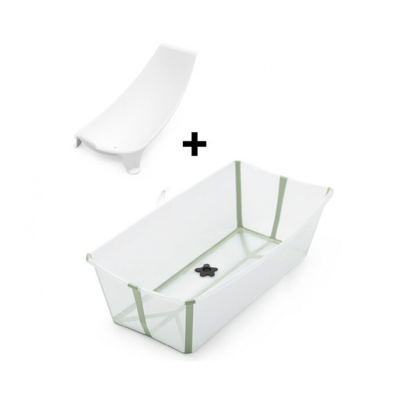 Stokke Flexi Bath X-Large Bundle Transparent Green