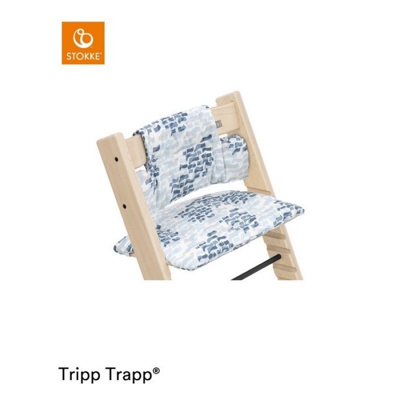 Stokke Tripp Trapp Classic Cushion Waves Blue OCS
