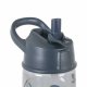 LittleLife Παγούρι με Καλαμάκι Ανθρακί 550ml