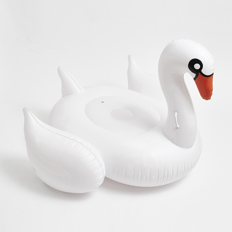 Sunny Life φουσκωτό σωσίβιο θαλάσσης Swan White 6+ ετών 