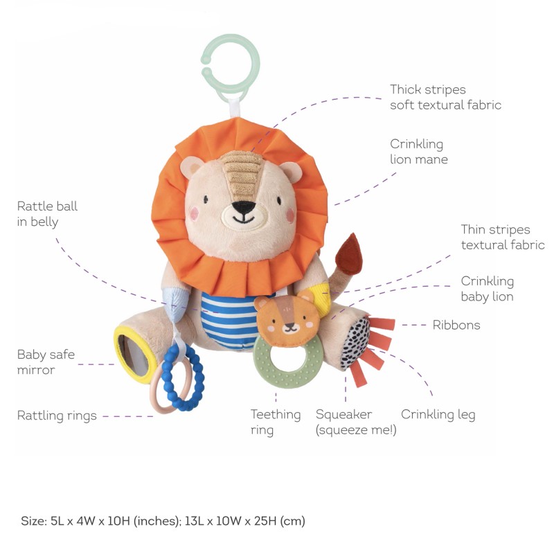Taf Toys Harry Lion activity doll παιχνίδι δραστηριοτήτων 