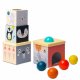 Taf Toys Εκπαιδευτικό Παιχνίδι North Pole Ball Drop Stacker 