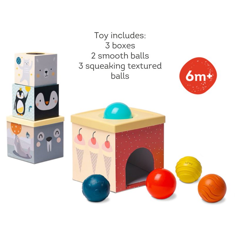 Taf Toys Εκπαιδευτικό Παιχνίδι North Pole Ball Drop Stacker 