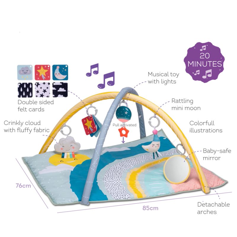 Taf Toys Γυμναστήριο - Χαλάκι Δραστηριοτήτων Magical Mini Moon