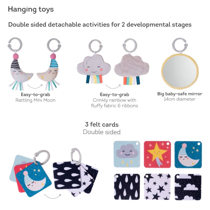 Taf Toys Γυμναστήριο - Χαλάκι Δραστηριοτήτων Magical Mini Moon