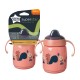 Tommee Tippee Εκπαιδευτικό κύπελλο με στόμιο μαλακής σιλικόνης ροζ 300ml 6m+