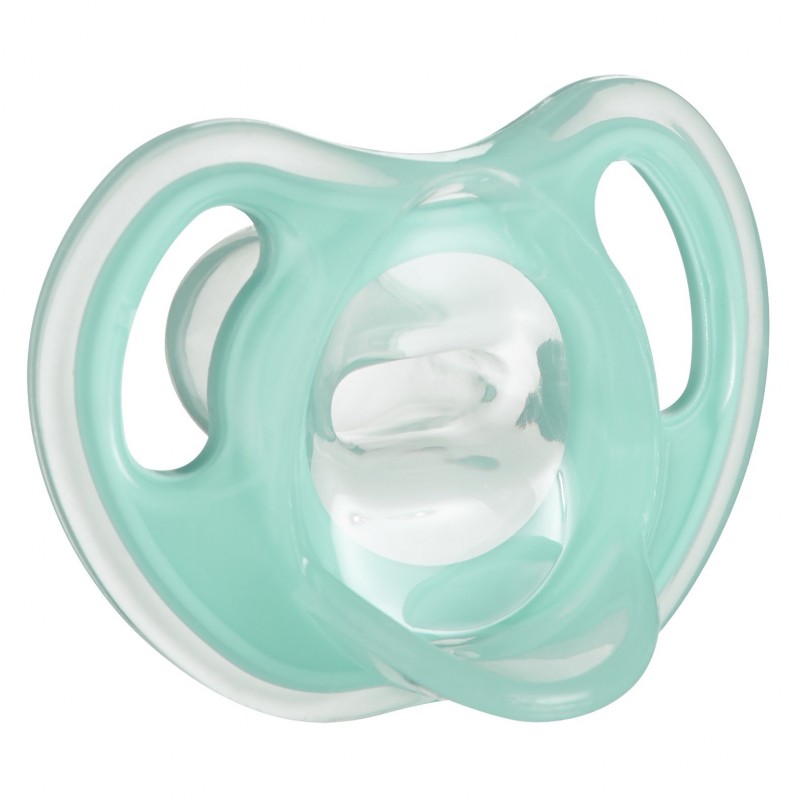 Tommee Tippee Ultra Light Silicone Soother 0-6m 2 Τεμάχια - Τιρκουάζ / Άσπρο
