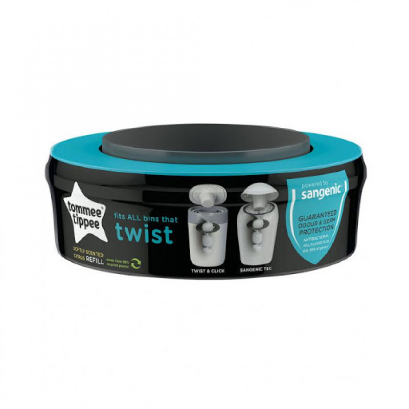 Tommee Tippee Twist and Click Ανταλλακτικές Σακούλες Για Κάδο Απόρριψης Πάνας 1τμχ